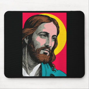Jesus Christ P Art Religious Easter &amp; Christma Mouse Pad