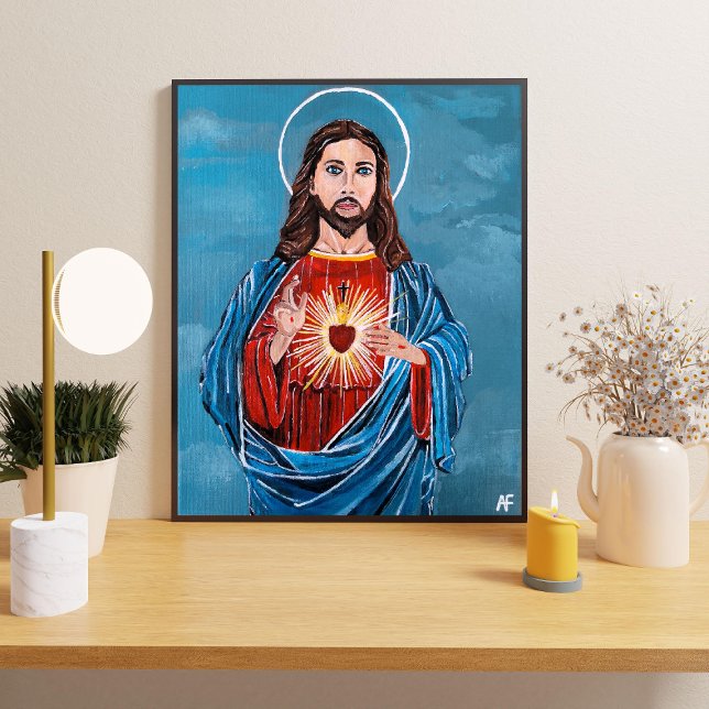 Jesus Christ Painting by Alfred Fox Canvas Print (Creator Uploaded)