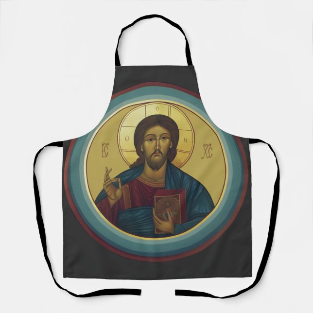 Jesus Christ Pantocrator  Apron (Front)