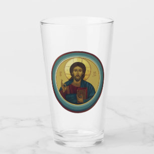 Jesus Christ Pantocrator  Glass