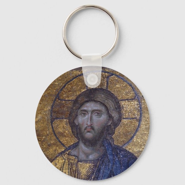 Jesus Christ Pantocrator Keychain (Front)