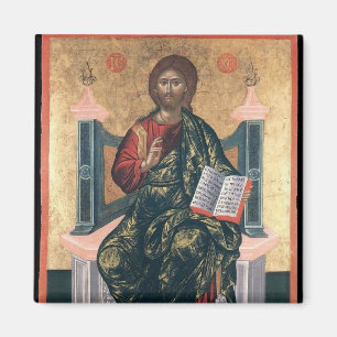 Jesus Christ Pantocrator Lord of All Icon Magnet