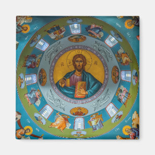 Jesus Christ Pantocrator Lord of All Orthodox Icon Magnet