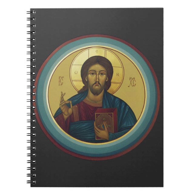 Jesus Christ Pantocrator  Notebook (Front)