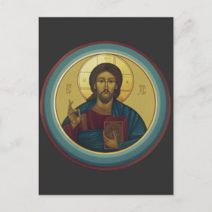 Jesus Christ Pantocrator  Postcard