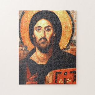 Jesus Christ Pantocrator, Ruler of All Byzantine  Jigsaw Puzzle