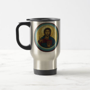 Jesus Christ Pantocrator Travel Mug