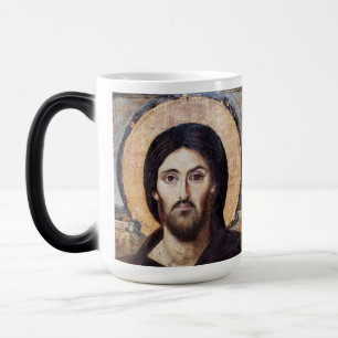 Jesus Christ Pantokrator l Orthodox Christian Icon Magic Mug