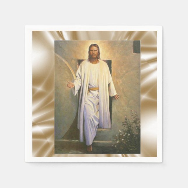 Jesus Christ Paper Napkins (Front)