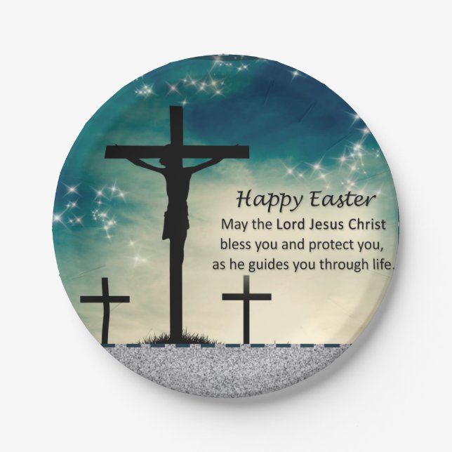 Jesus Christ Paper plates (Front)