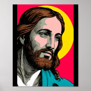 Jesus Christ Pop Art Religious Easter & Christ Poster