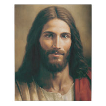 Jesus Christ Portrait - Faux Canvas 16x20