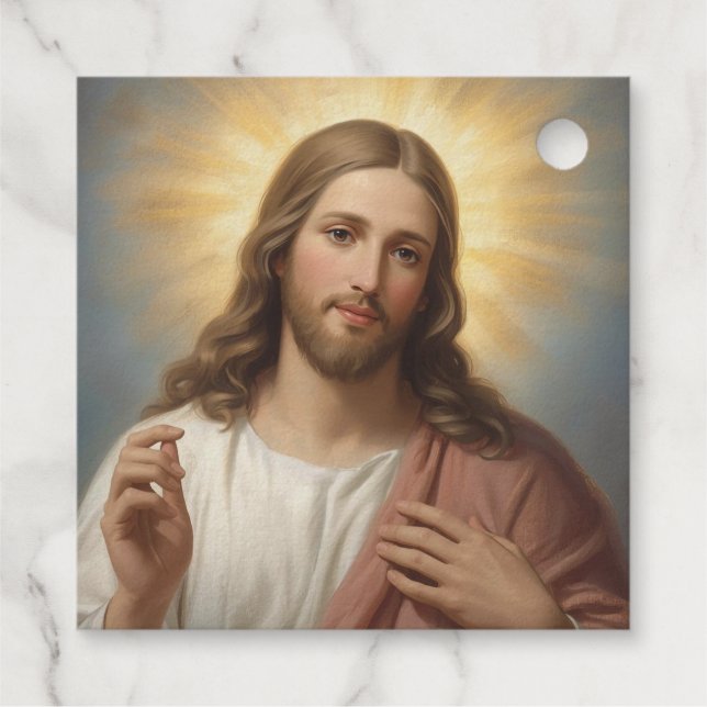 Jesus Christ- Religious Occasions  Favour Tags (Back)