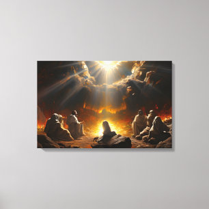 Jesus Christ resurrection  Canvas Print
