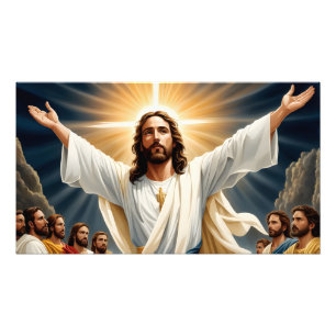 Jesus Christ resurrection  Photo Print