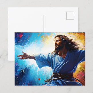 Jesus Christ resurrection  Postcard