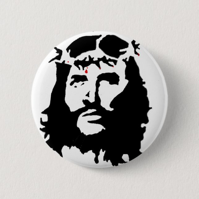 jesus-christ-revolution 2 inch round button (Front)