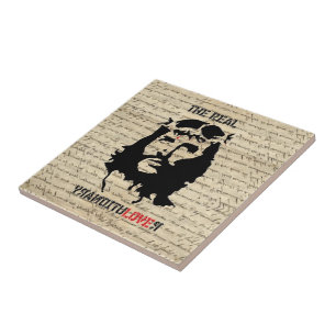 Jesus Christ revolutionary Tile