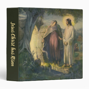 Jesus Christ Risen by the Tomb by ML Greer Binder