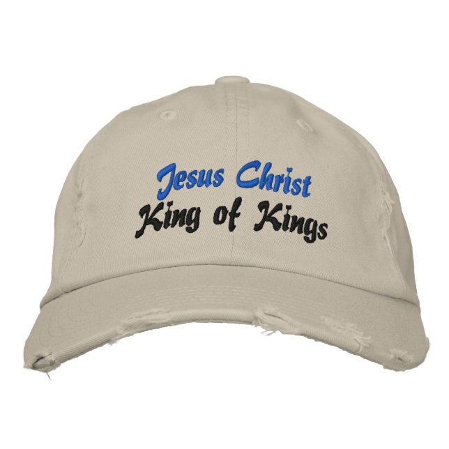 Jésus Christ Roi des Rois Casquette (Devant)