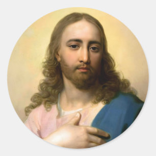 Jesus Christ Round Sticker