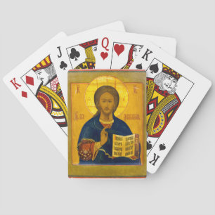 Jesus Christ Russian Icon Playing Cards