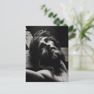 Jesus Christ’s Pain and Eternal Redemption Postcard