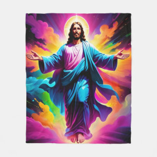 Jesus Christ’s Resurrection Fleece Blanket