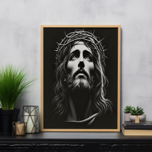 Jesus Christ Saviour's Unwavering Poster