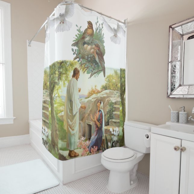 Jesus Christ Shower Curtain (In Situ)