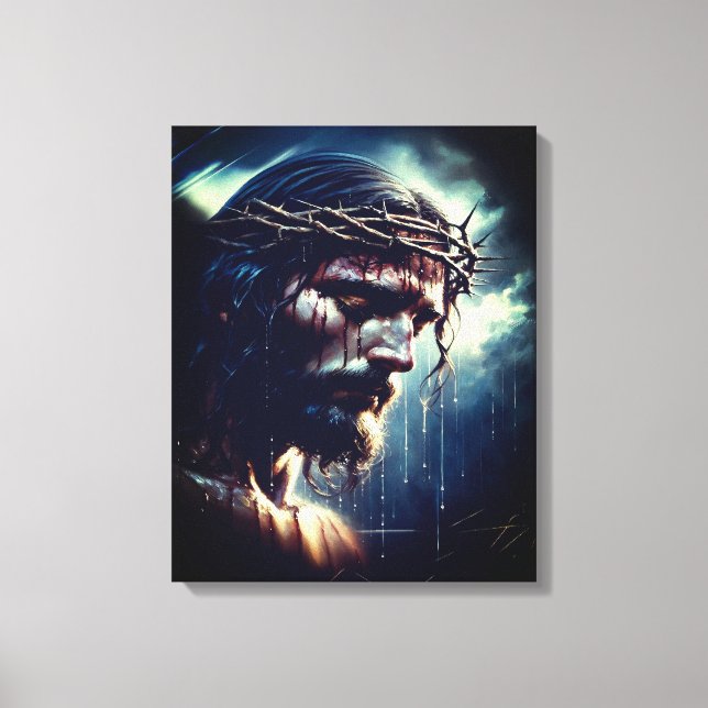 Jesus Christ son of God Canvas Print (Front)
