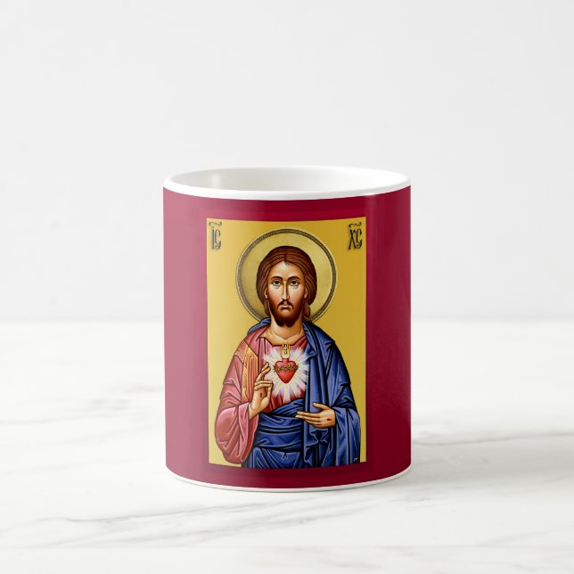 Jesus Christ son of God new Coffee Mug (Center)