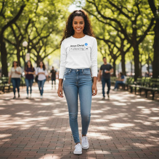 Jésus Christ suivant la Bible Foi Femmes TShirt