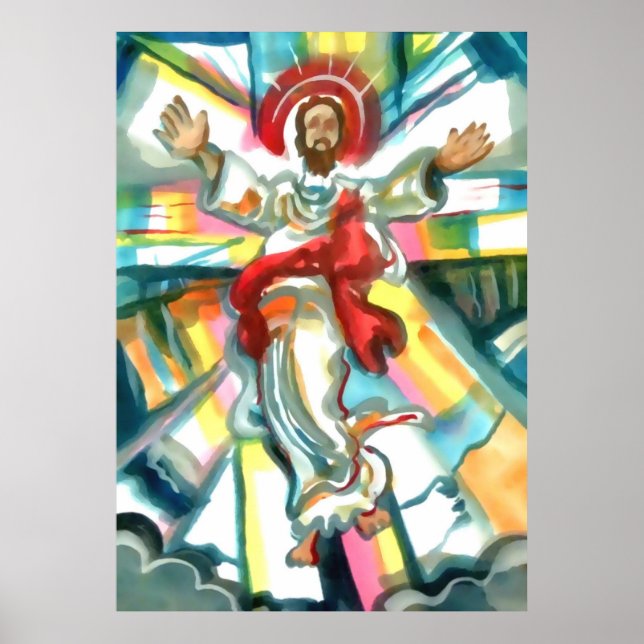 Jesus Christ, the Ascension Poster (Front)