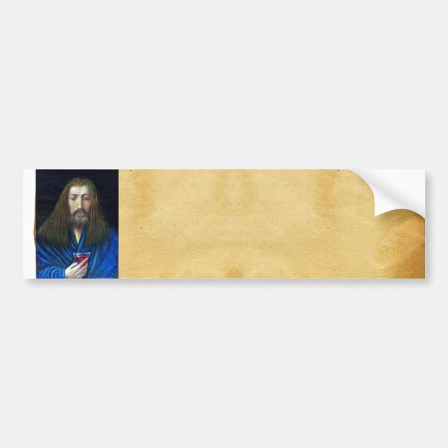 JESUS CHRIST,THE CHALICE BUMPER STICKER (Front)