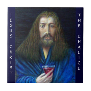 JESUS CHRIST, THE CHALICE IN EMMAUS TILE