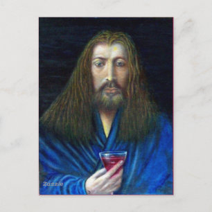 JESUS CHRIST,THE CHALICE POSTCARD