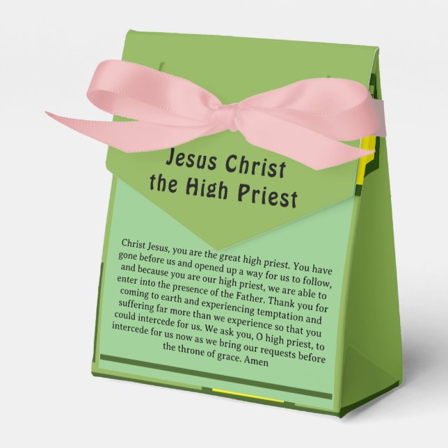 Jesus Christ the High Priest Favor Box (Front Side)