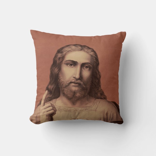 Jesus Christ the Teacher  Throw Pillow (Front)
