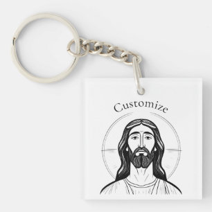Jesus Christ Thunder_Cove Keychain