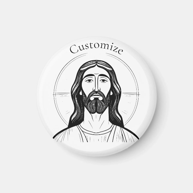 Jesus Christ Thunder_Cove Magnet (Front)