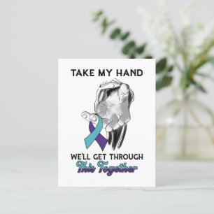 Jesus Christ We'll Get Through Suicide Awareness T Postcard