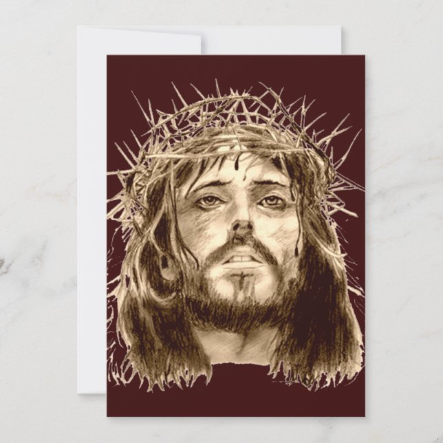 Jesus Christ with a Crown of Thorns (Front)