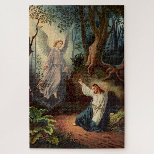 Jesus Christ with angel  Jigsaw Puzzle