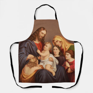 Jesus Christ with Children Apron