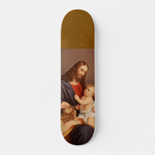 Jesus Christ with Children Skateboard