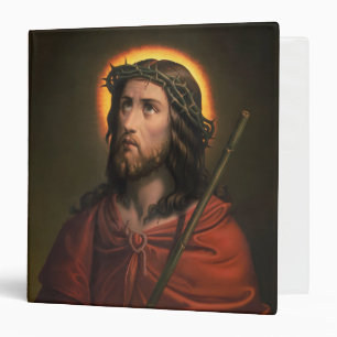 Jesus Christ with Crown of Thorns Binder