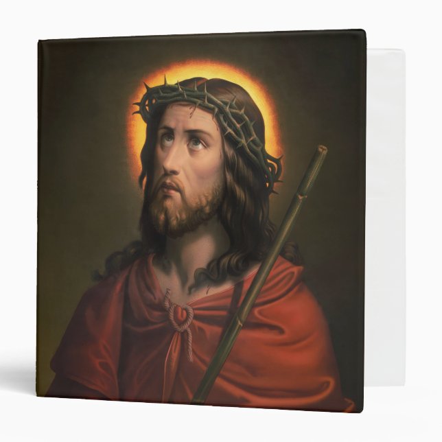 Jesus Christ with Crown of Thorns Binder (Front/Inside)