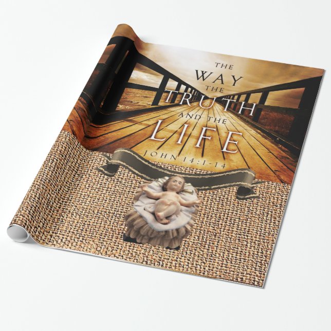 Jesus Christ Wrapping paper (Unrolled)