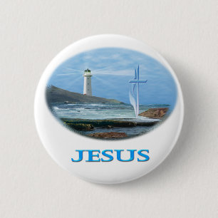 Jesus Christian 2 Inch Round Button